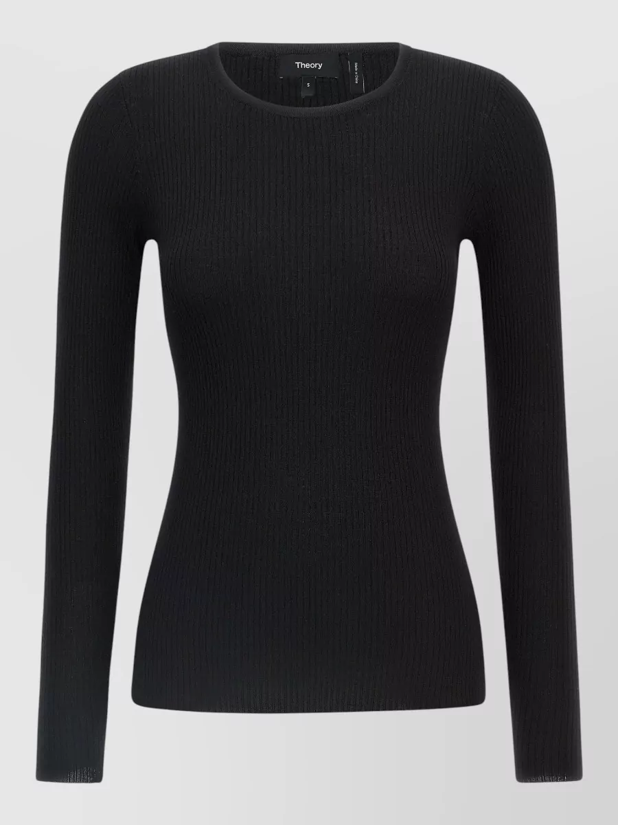 Theory merino wool ribbed sweater