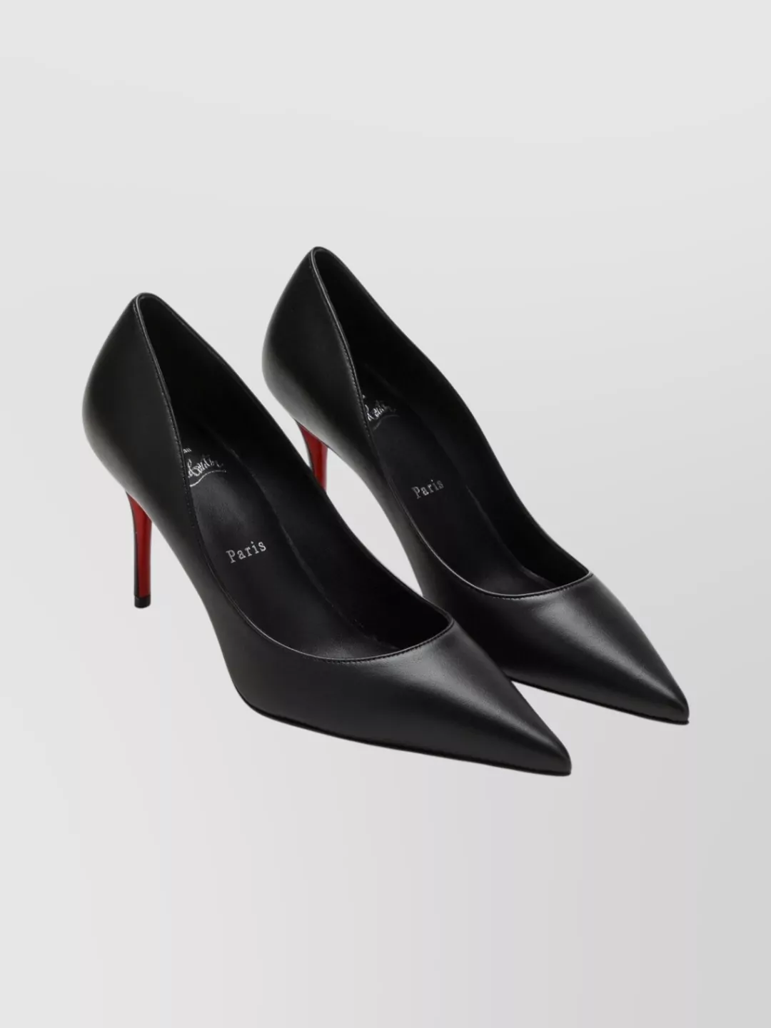 Christian Louboutin Pointed Toe Pumps Featuring Signature Sole In Black