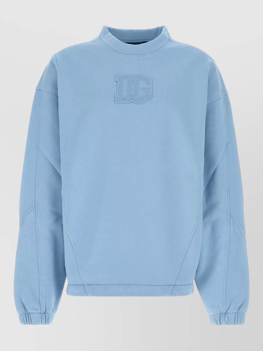 Dolce&Gabbana cotton oversized logo sweatshirt