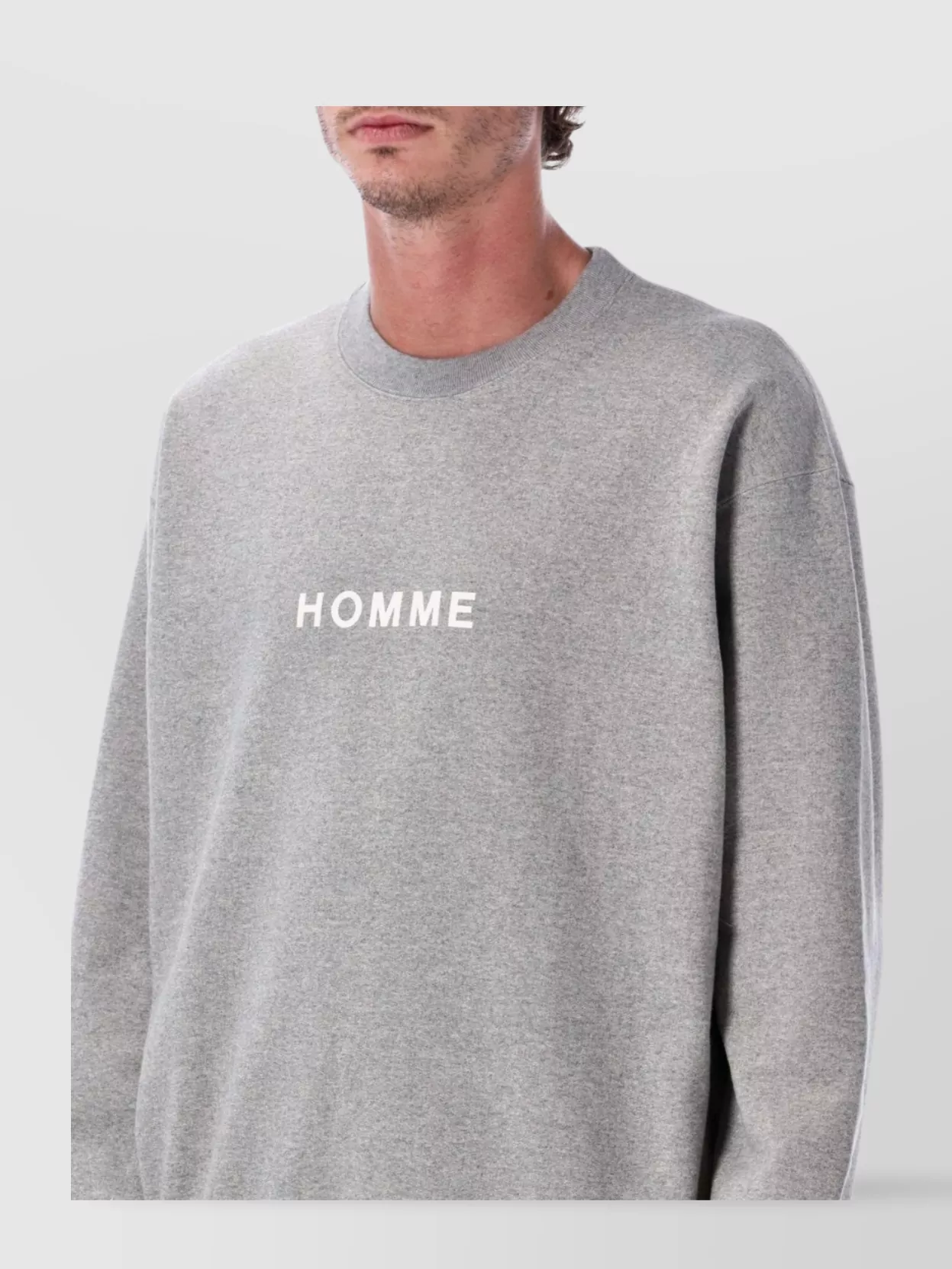 Comme Des Garçons Homme Long Sleeve Crew Neck Sweater For Men