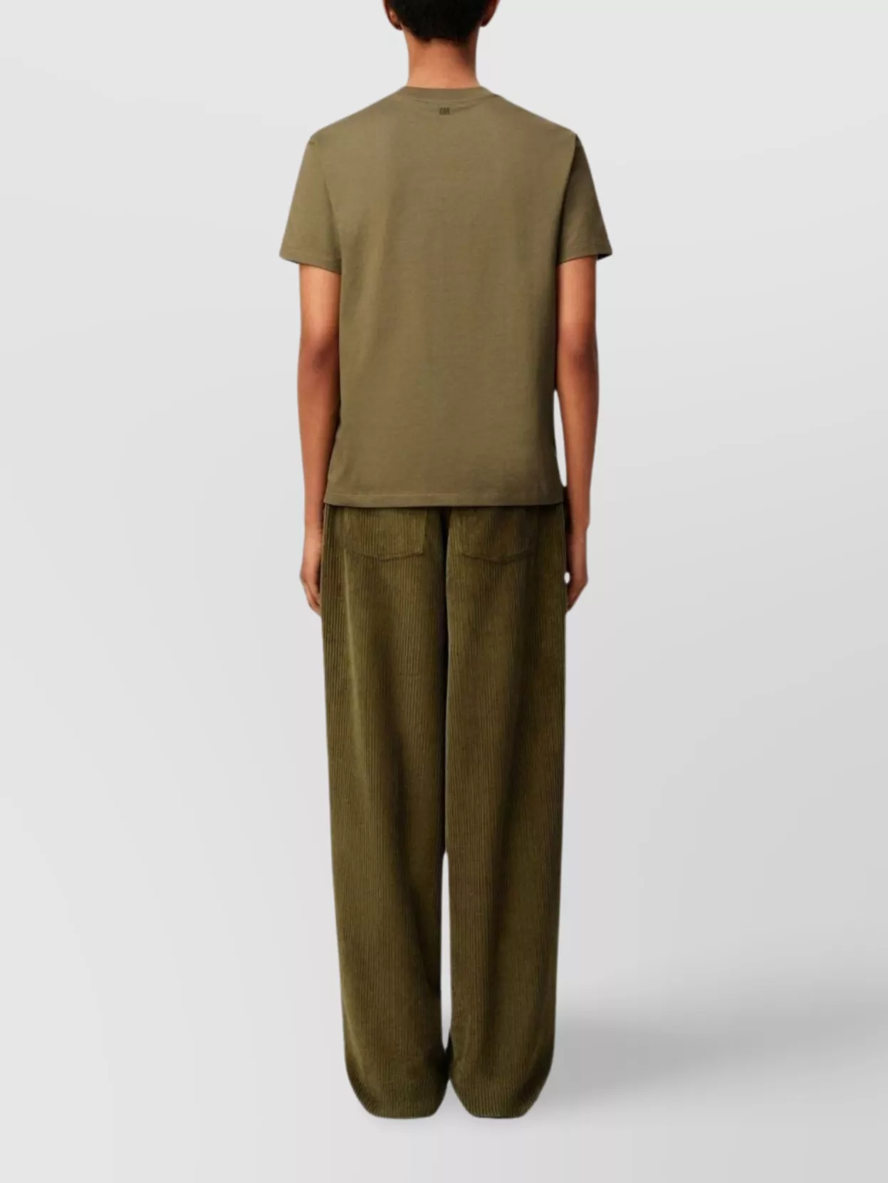 Ami Paris Trousers Corduroy Back Pockets