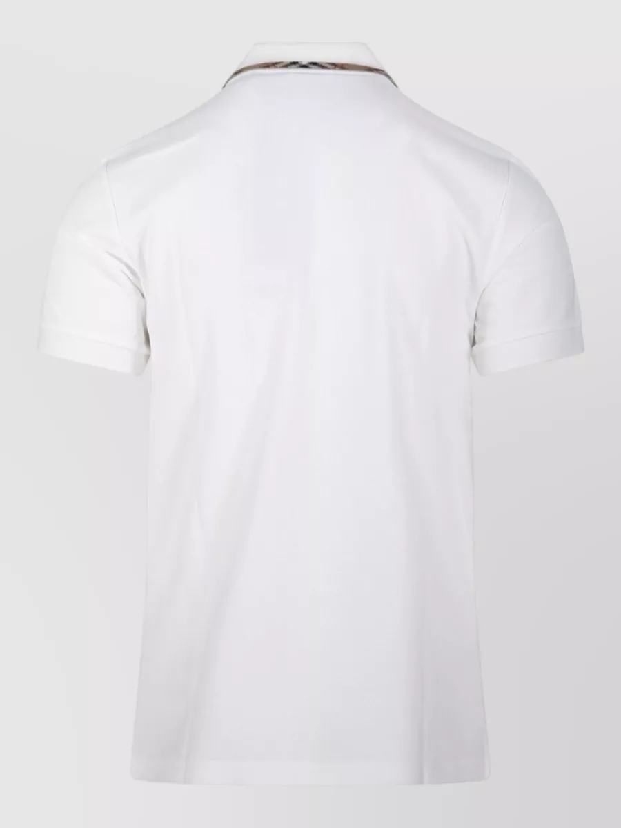 Burberry Cotton Piqué Short-Sleeve Polo Shirt
