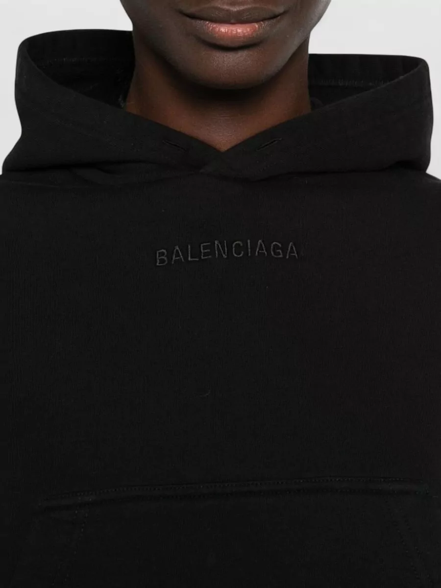 Balenciaga Oversized Cotton Hooded Sweatshirt