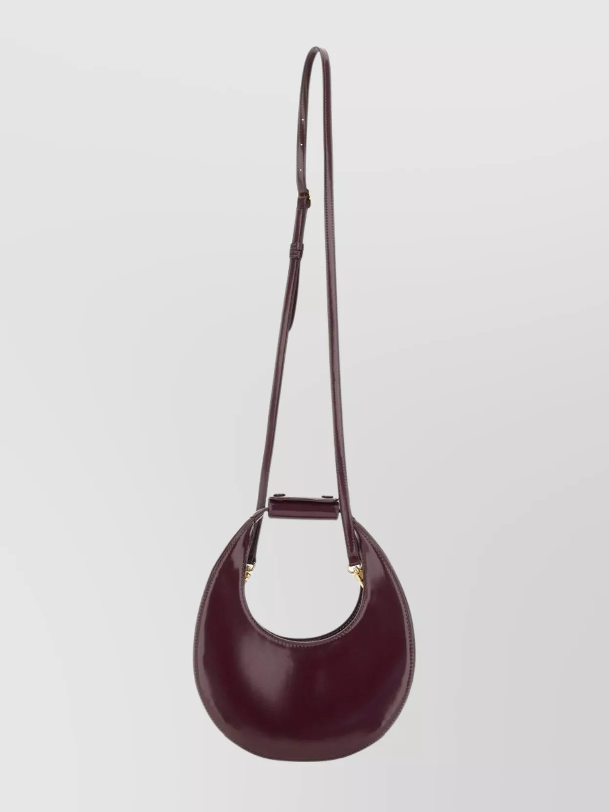 Staud Curved Shoulder Bag Adjustable Strap Top Handle