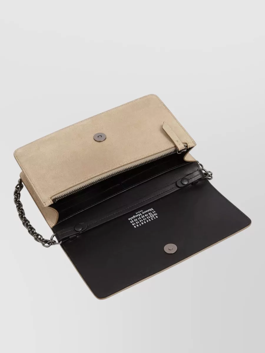 Maison Margiela Glam Slam Leather Chain Shoulder Bag