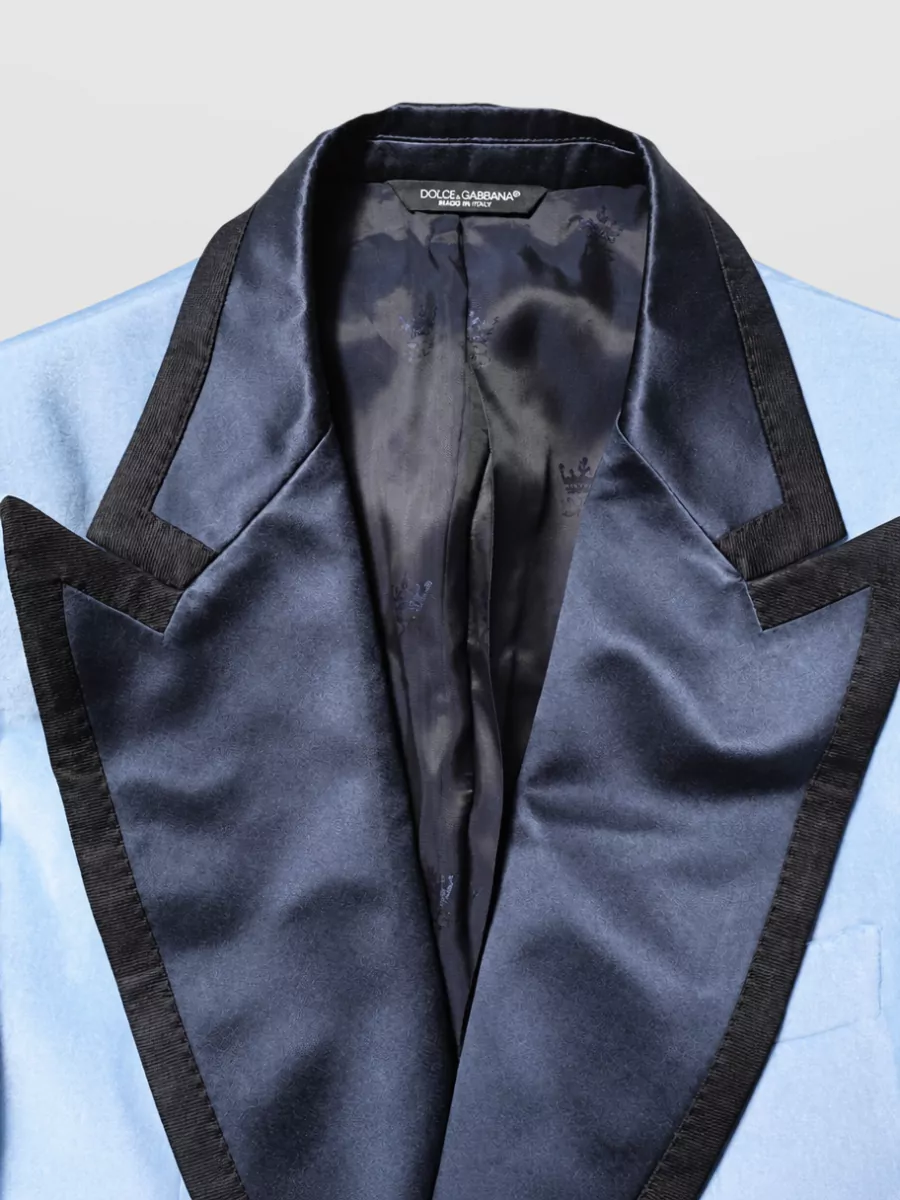 Dolce&Gabbana Silk Blend Single Breasted Jacket
