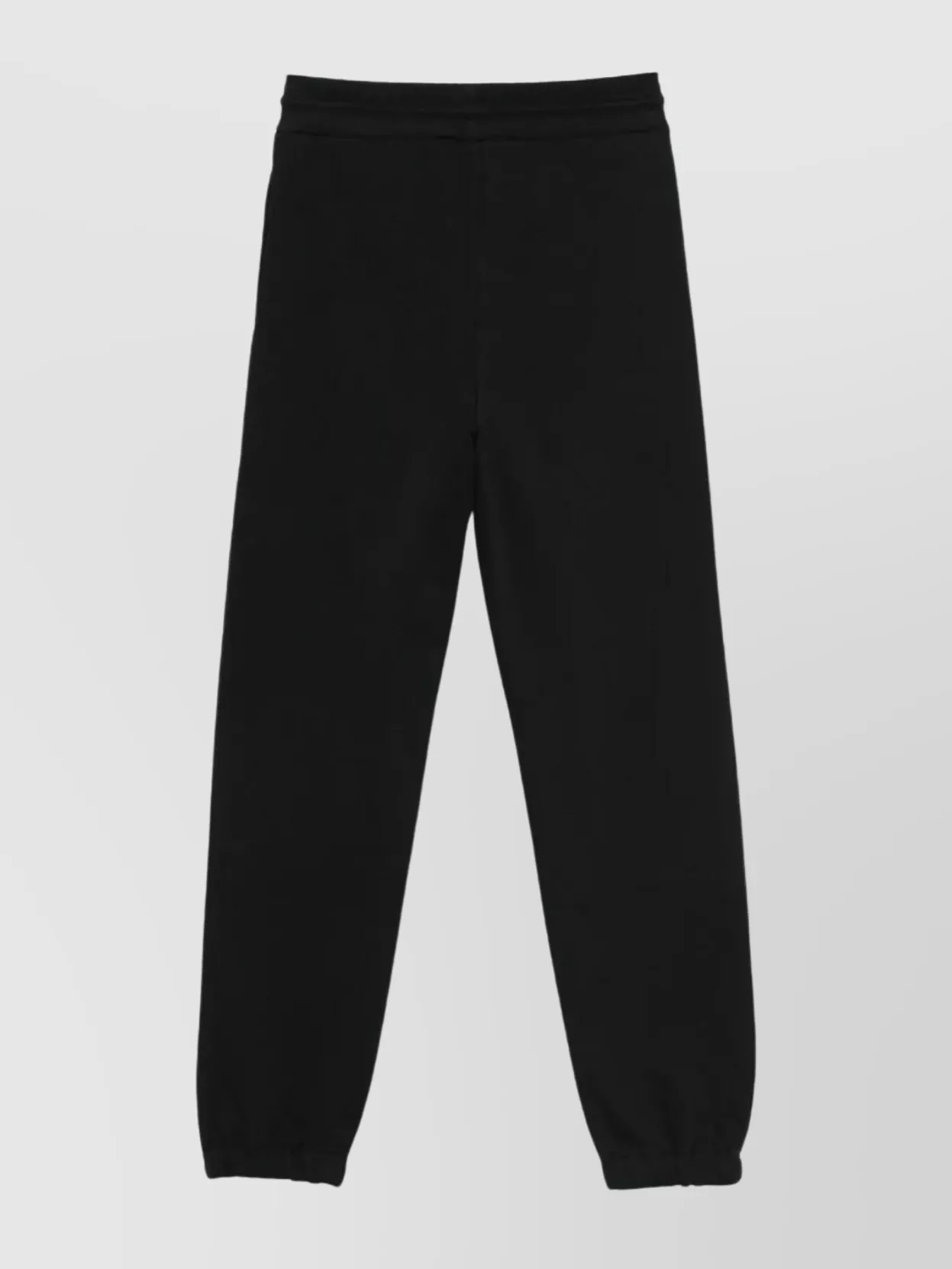 Msgm Sweatpants With Elastic Waistband And Cuffs In Black