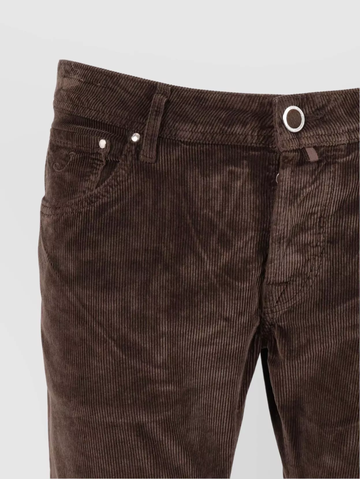Jacob Cohen Textured Trousers With Pockets And Loops