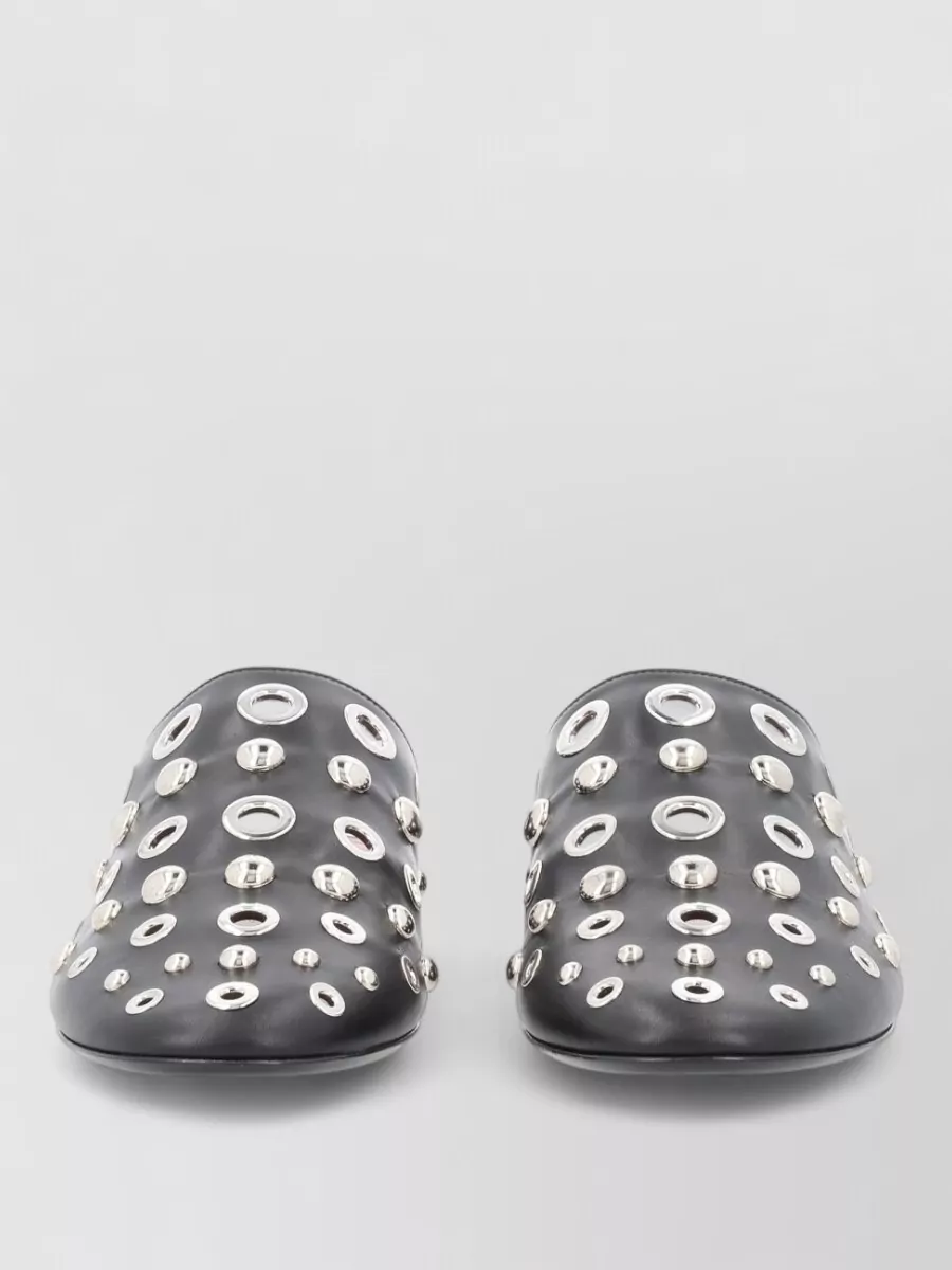 Premiata leather studded mules