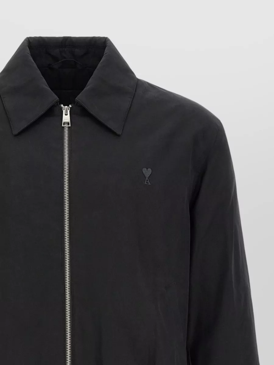 Ami Paris Cotton Zip-Up Jacket