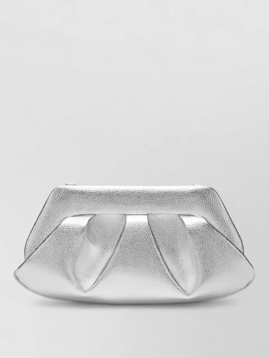 Themoiré bios clutch bag