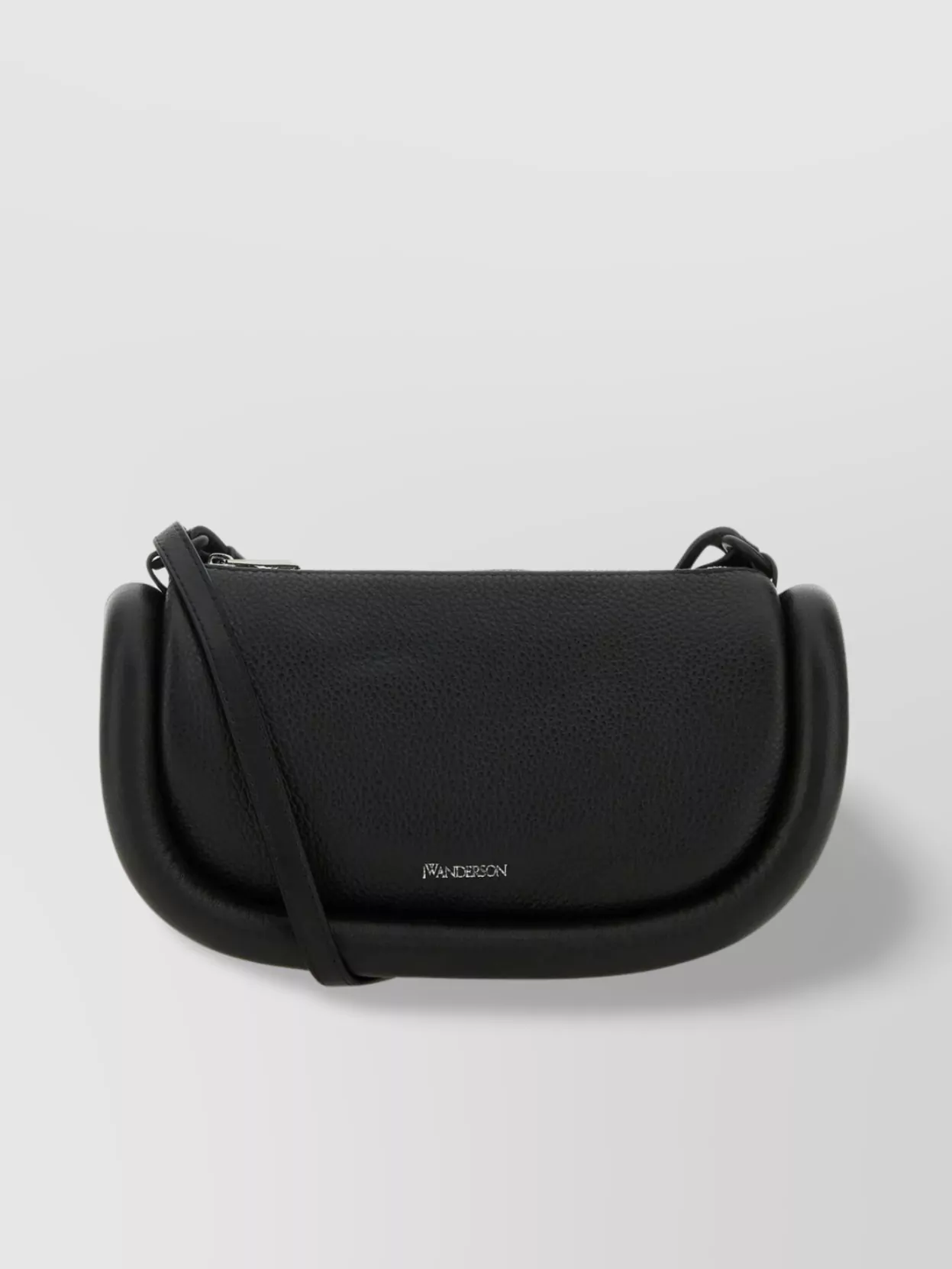 Shop Jw Anderson The Bumper 12 Leather Crossbody In Black