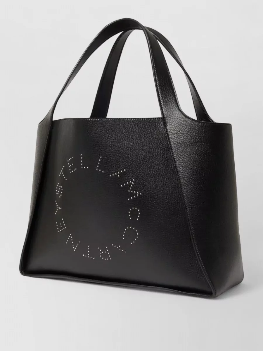 Stella Mccartney Eco Embossed Logo Tote Bag
