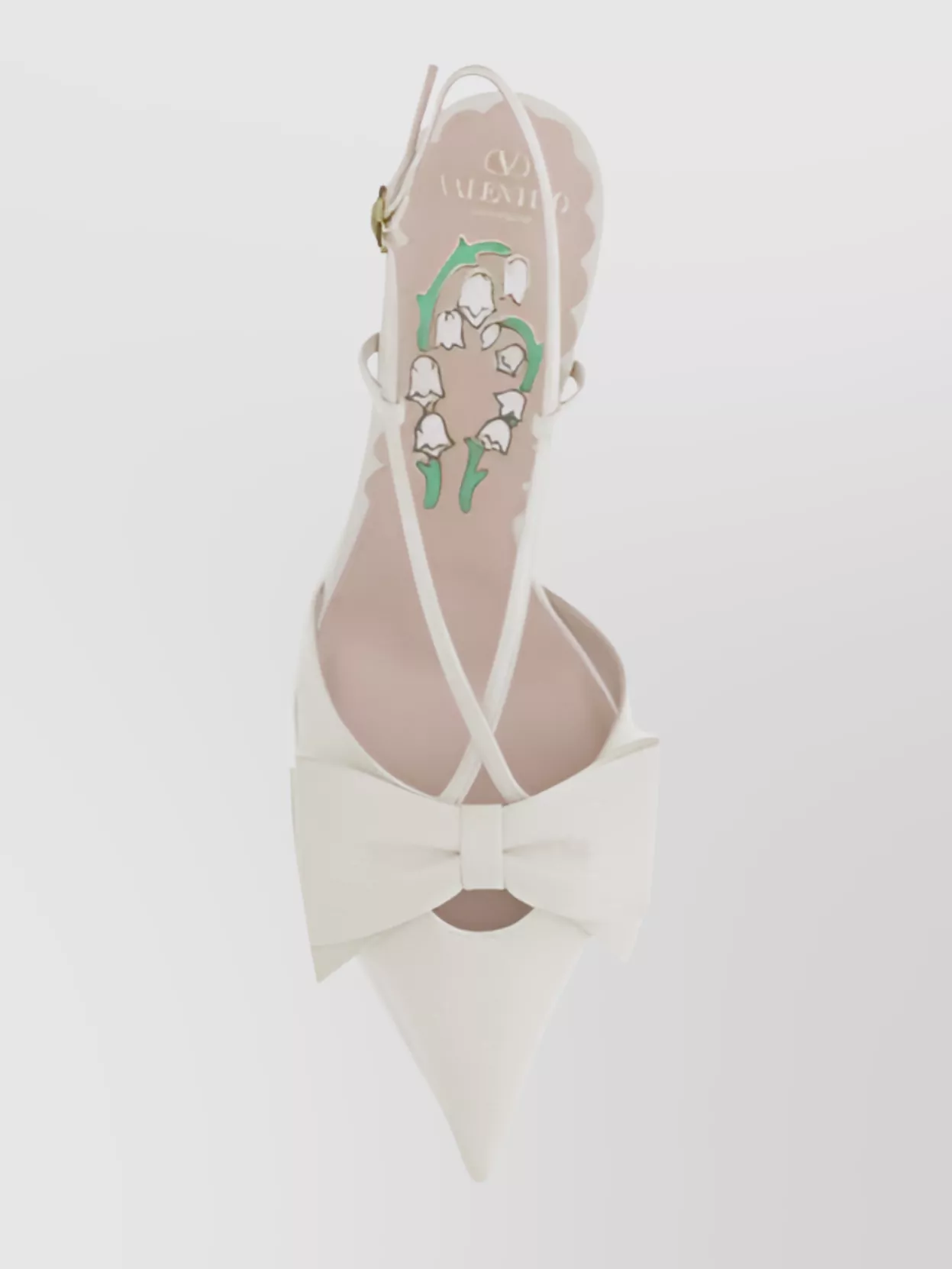 Valentino Garavani Bow Detail Leather Stiletto Pumps