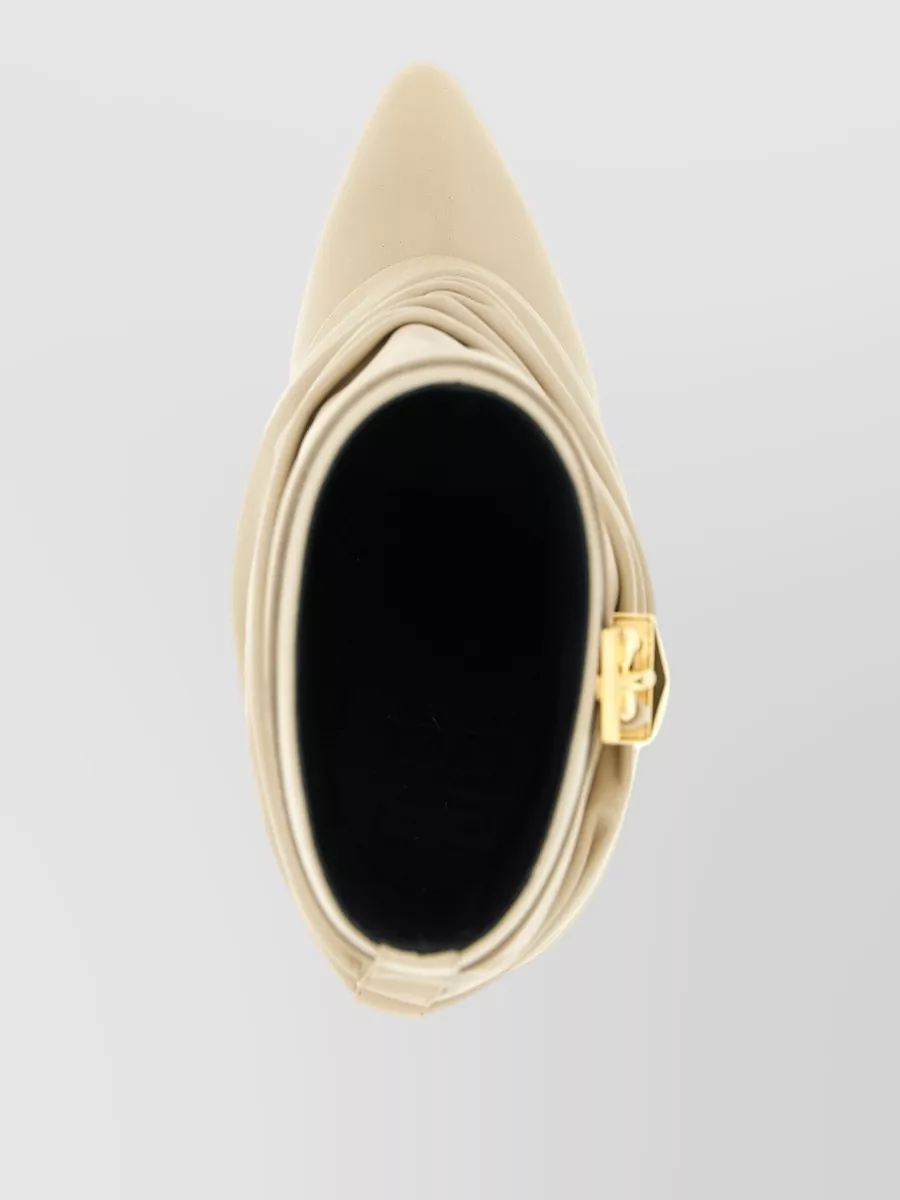 Givenchy Slouchy Stiletto Ankle Boots With Pointed Toe