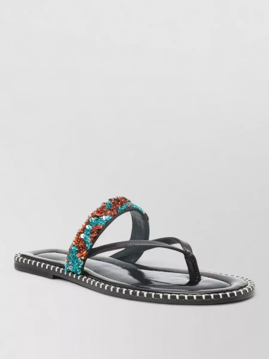 Dries Van Noten embellished slides
