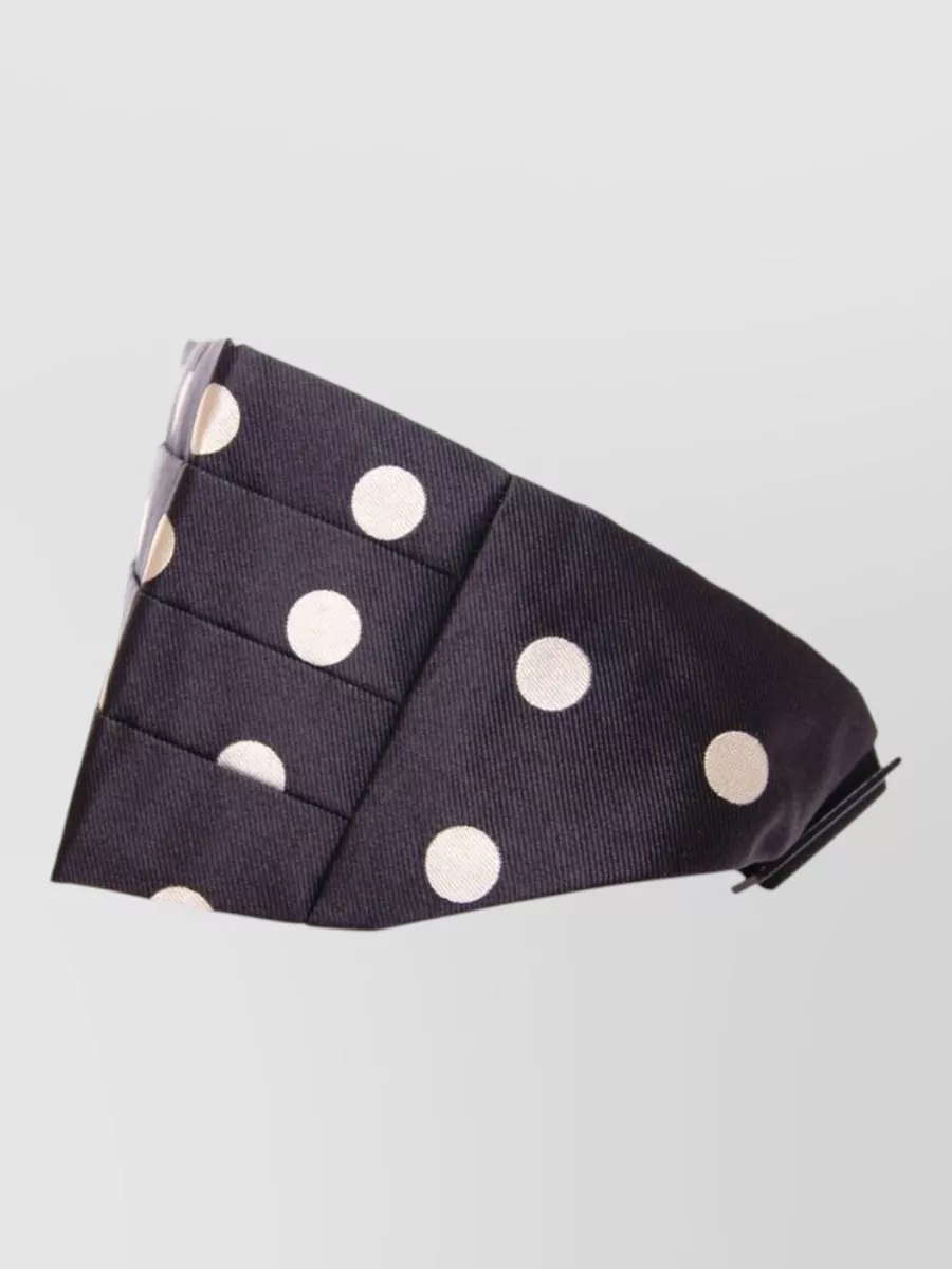 Dolce&Gabbana Silk Polka-Dot Cummerbund