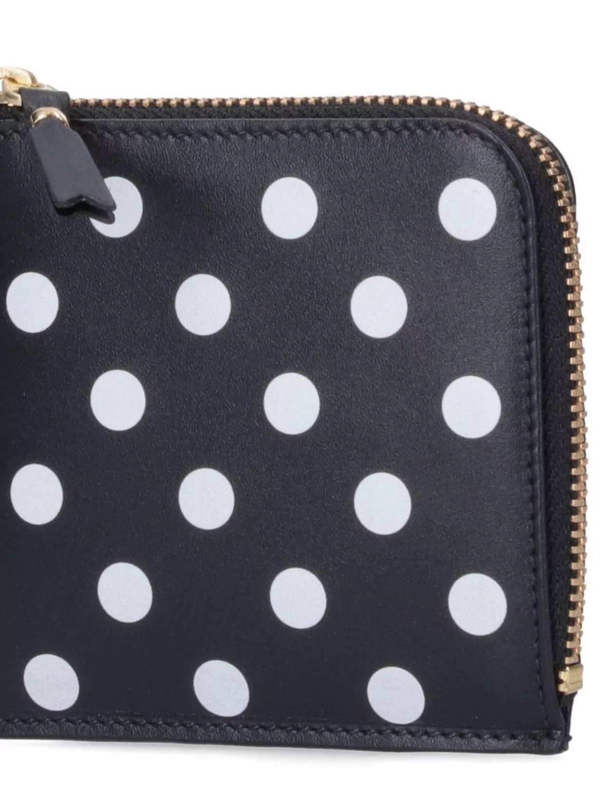 COMME DES GARÇONS LEATHER WALLETS WITH POLKA DOT PATTERN