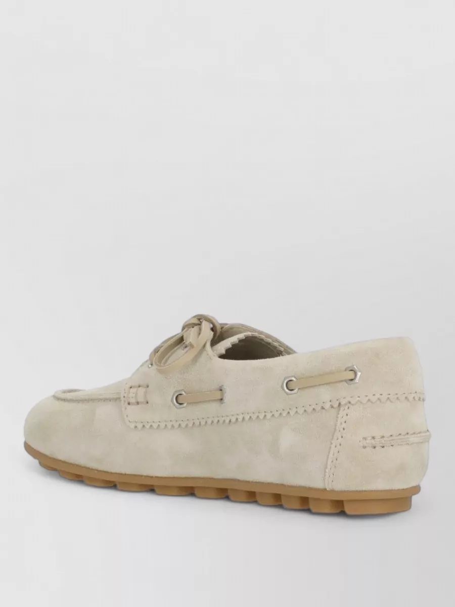 Hogan Leather Lace-Up Loafers