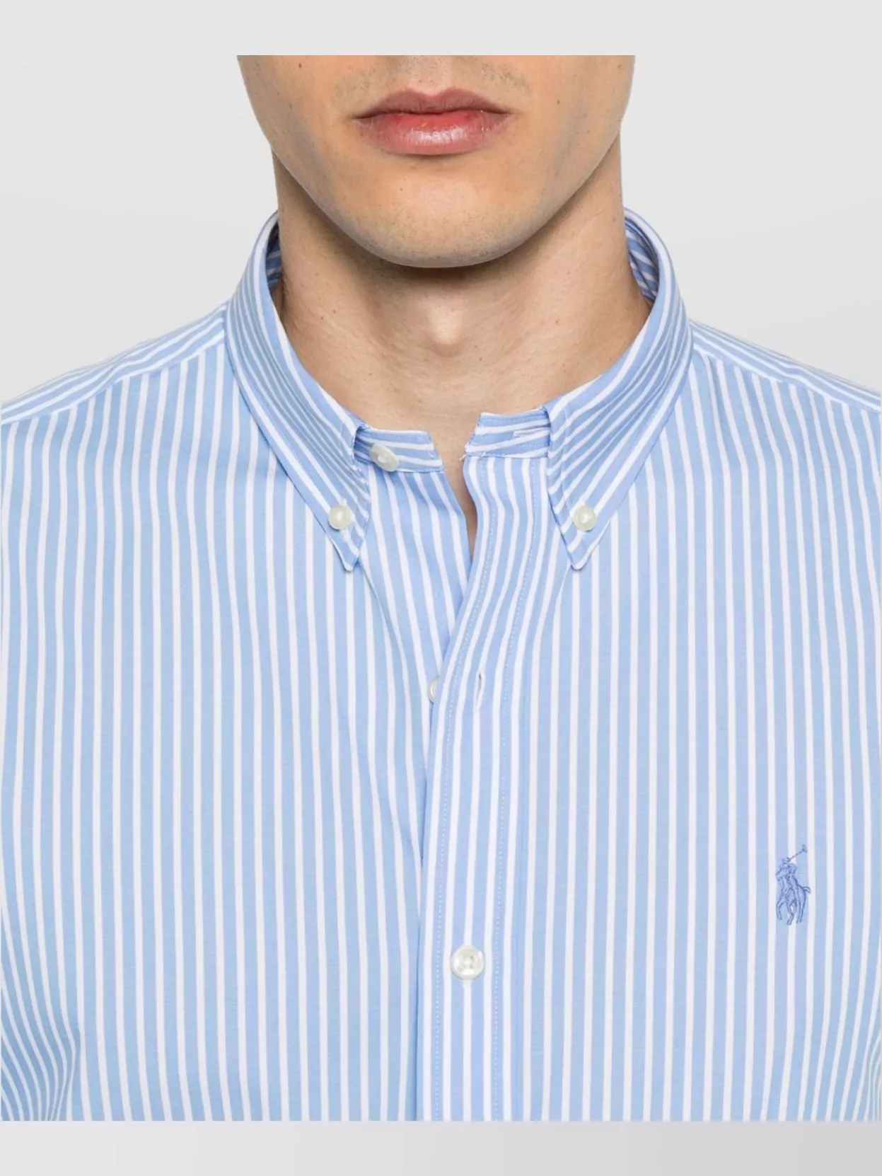 Polo Ralph Lauren Stripes Fitted Oxford Shirt