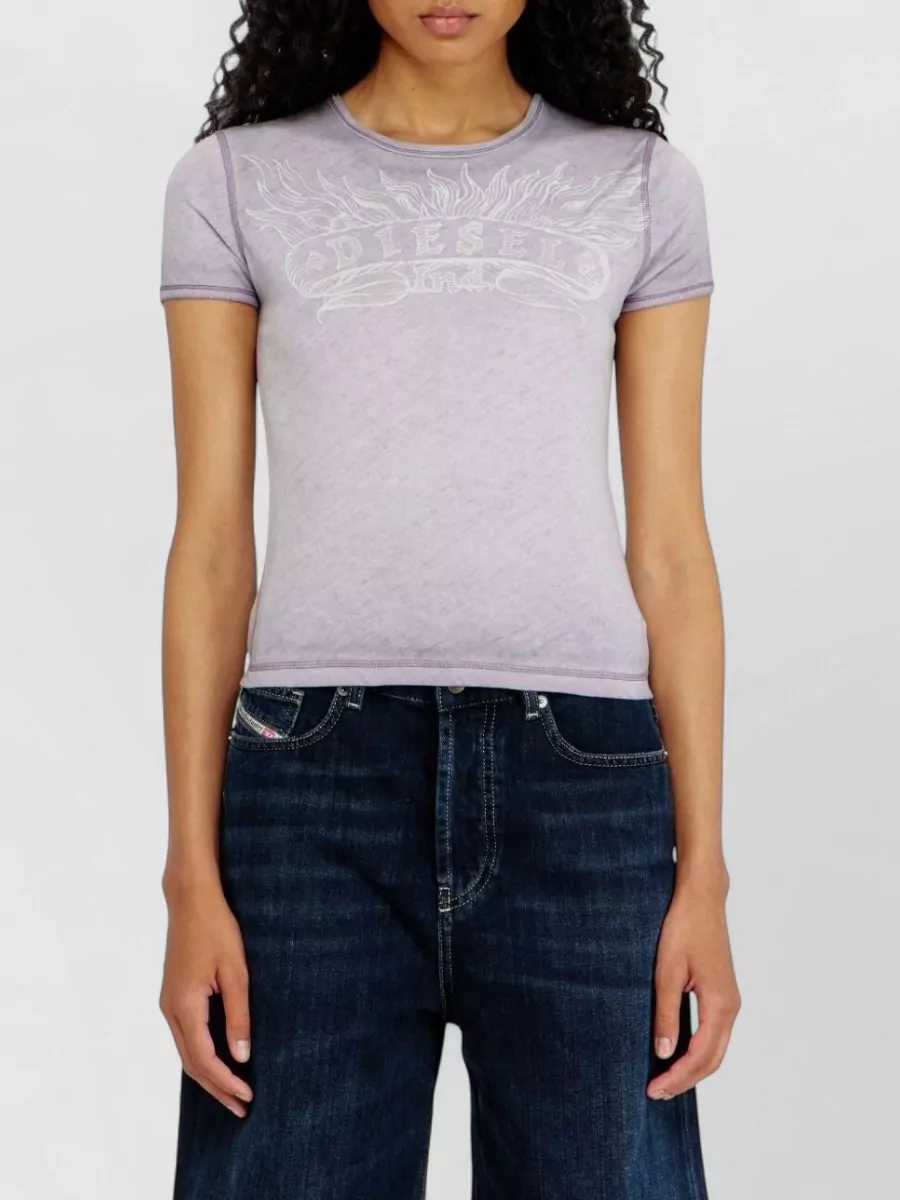 Diesel Cotton Long-Sleeve T-Shirt