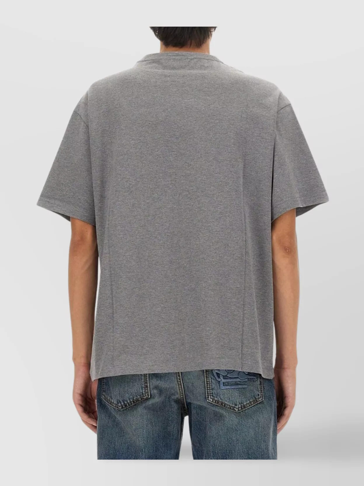 Etro Pegasus Embroidered Crew Neck T-Shirt