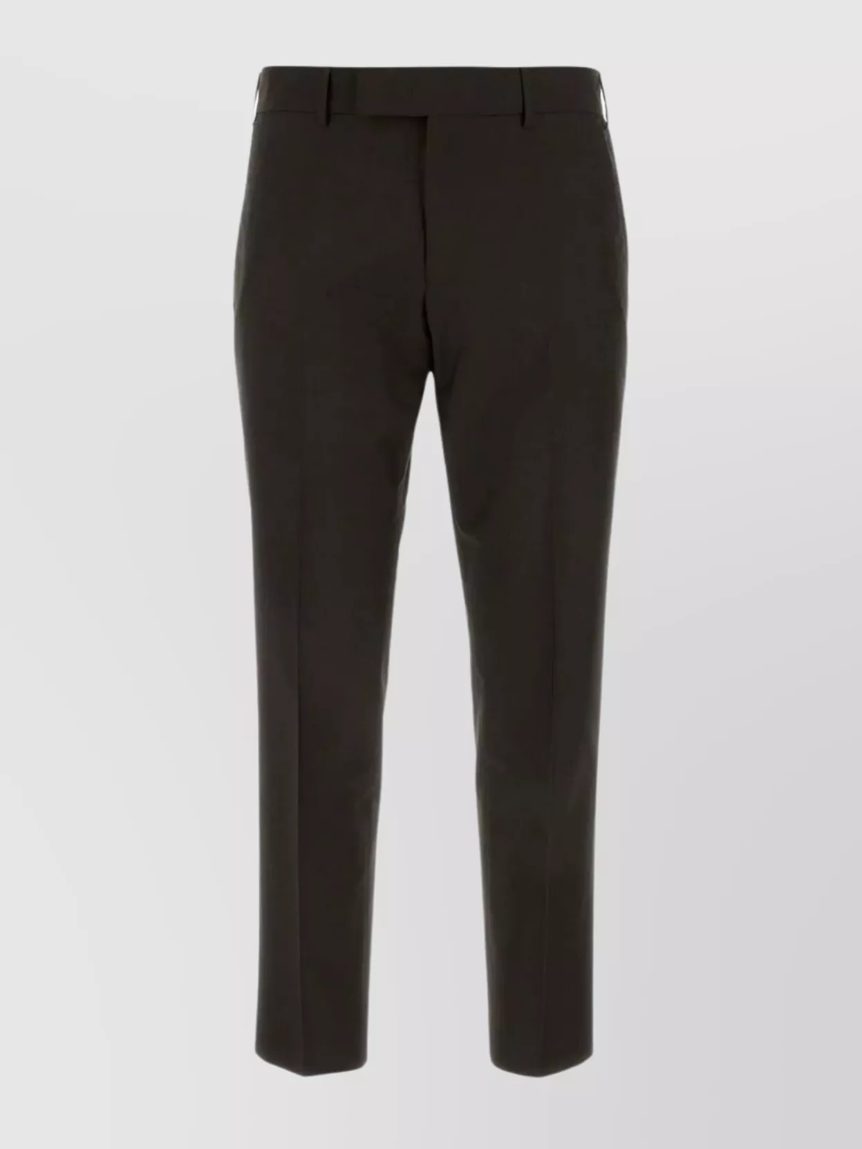 Shop Pt Torino Central Pleated Straight Leg Trousers