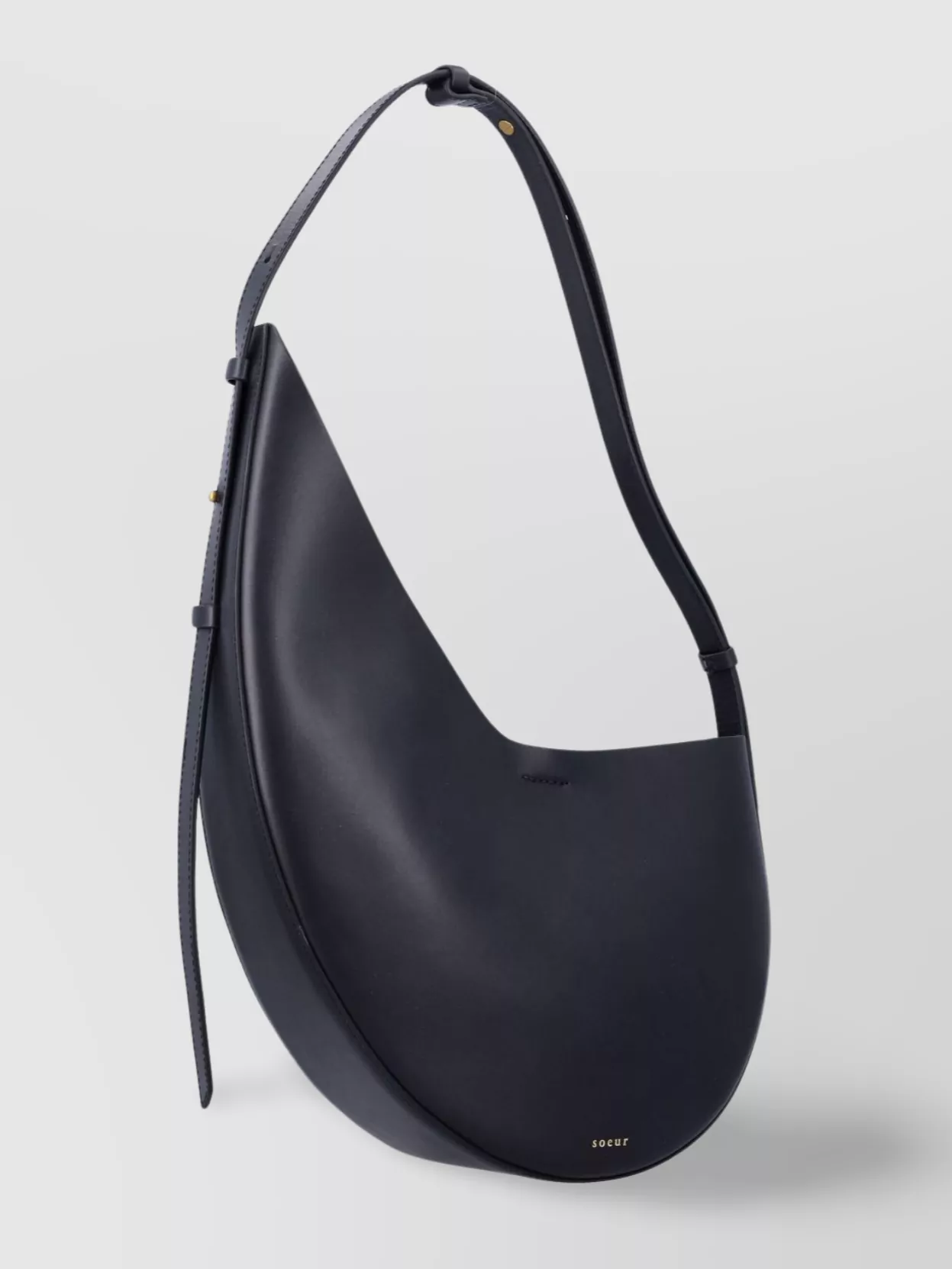 Soeur Winona Leather Shoulder Bag With Adjustable Strap