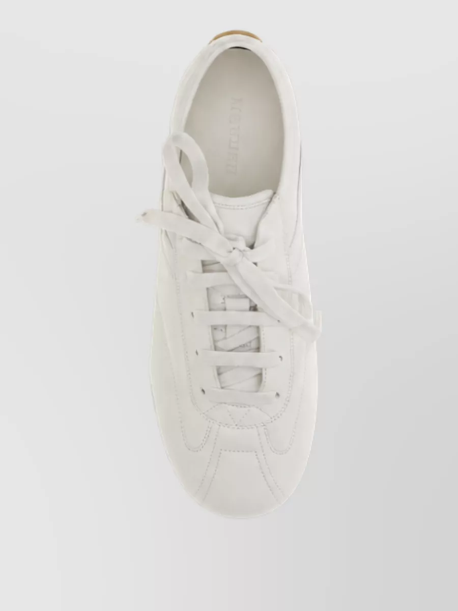Alexander Mcqueen Leather Lace-Up Sneakers