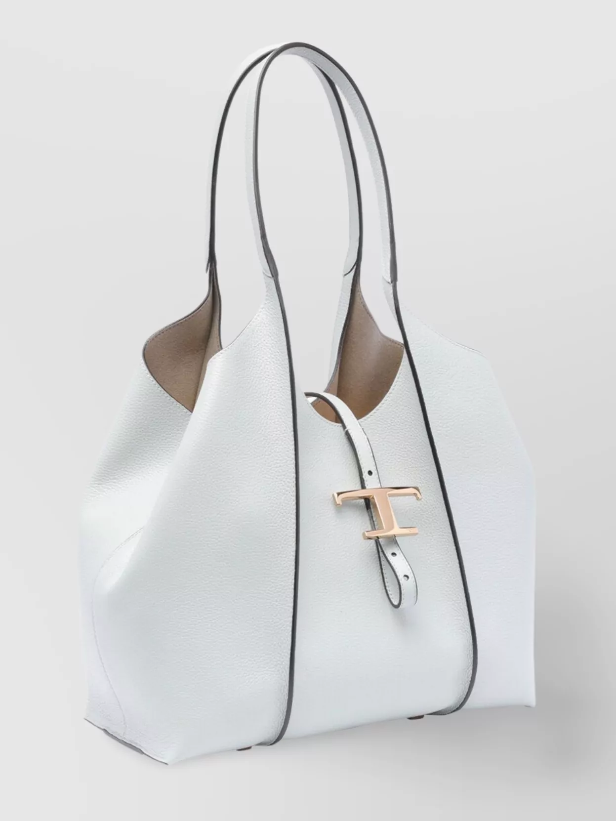 Tod's Structured Tote Bag Metal Hardware