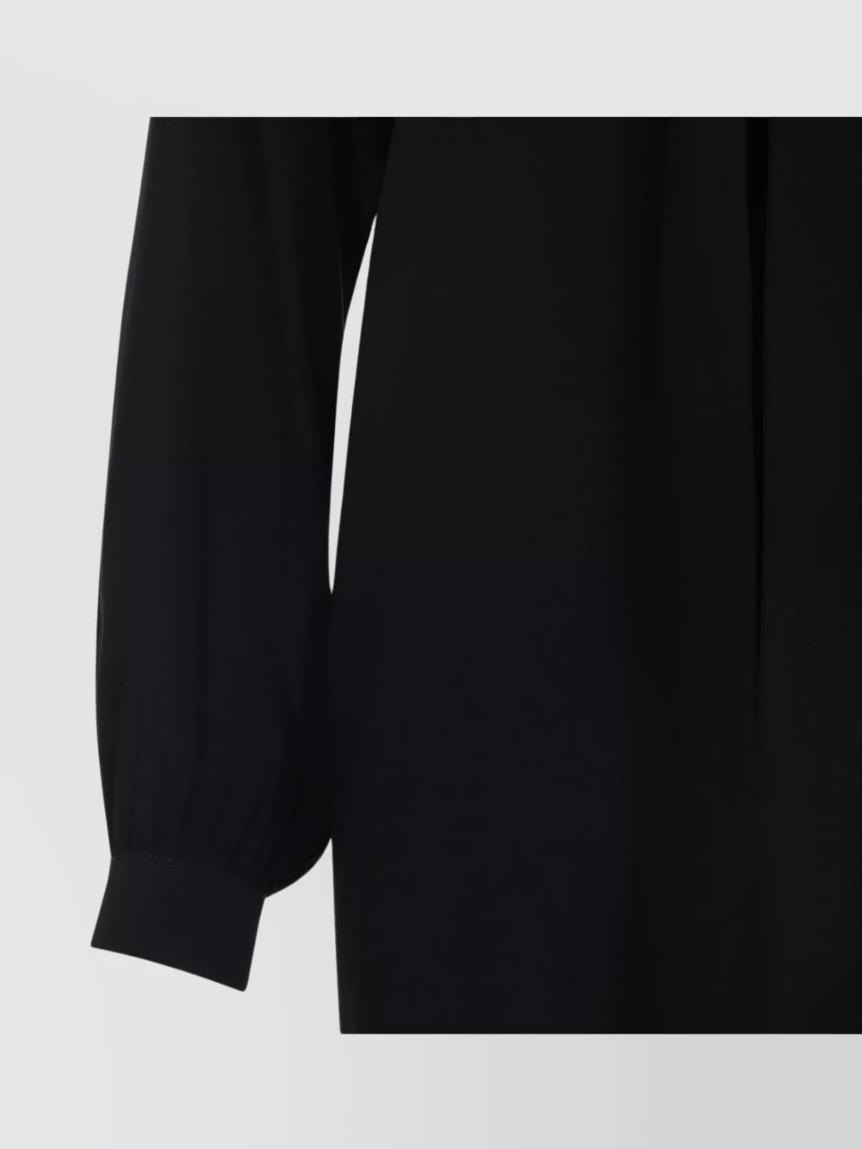 Balenciaga Scarf Collar Silk Blouse
