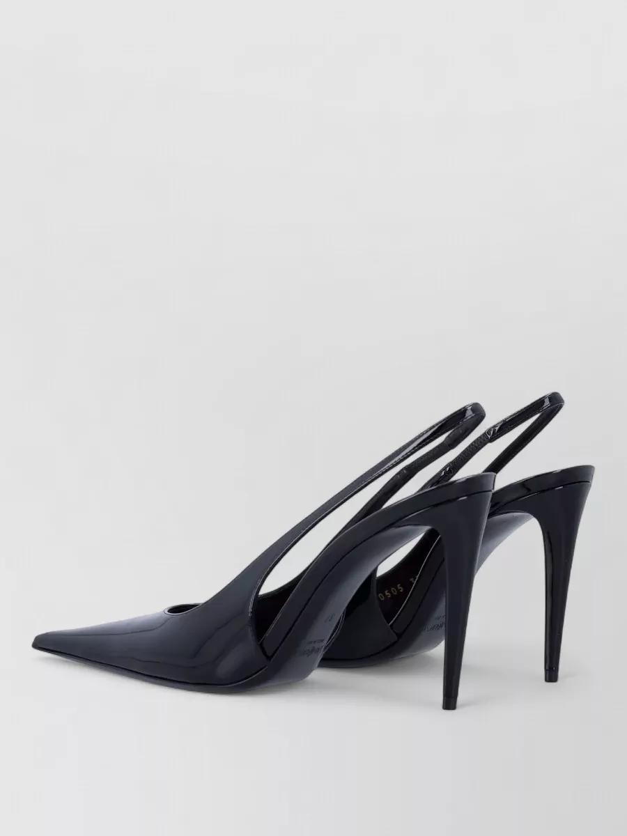 Saint Laurent Thierry Pointed Toe Patent Leather Pumps