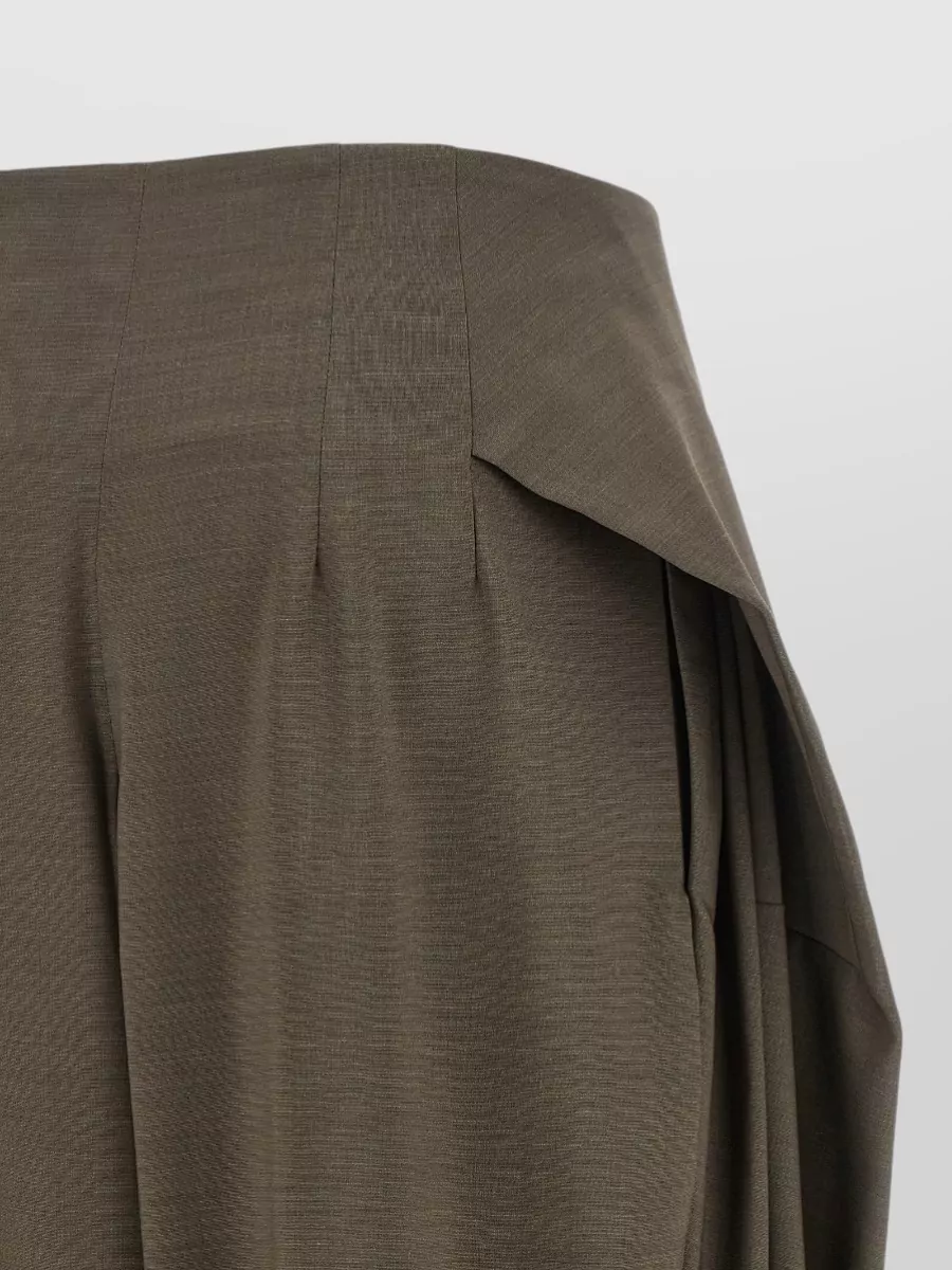 Jacquemus Virgin Wool High-Rise Wide-Leg Tailored Trousers