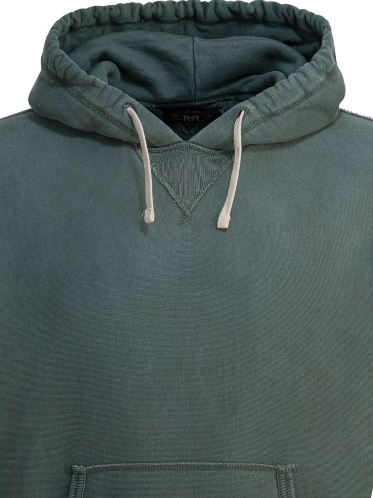 Rrl By Ralph Lauren Cotton Hoodie With Drawstring And Kangaroo Pocket