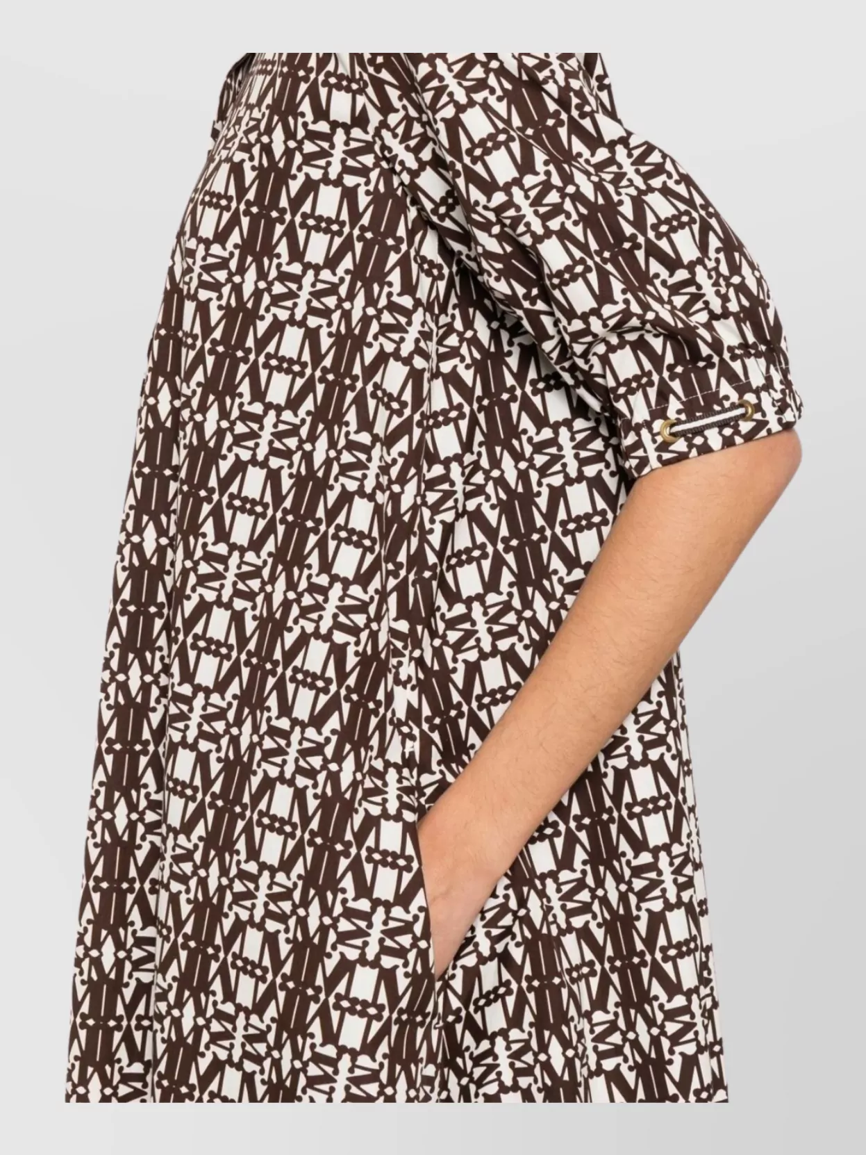 Max Mara Cotton Shirtdress Belted Waist