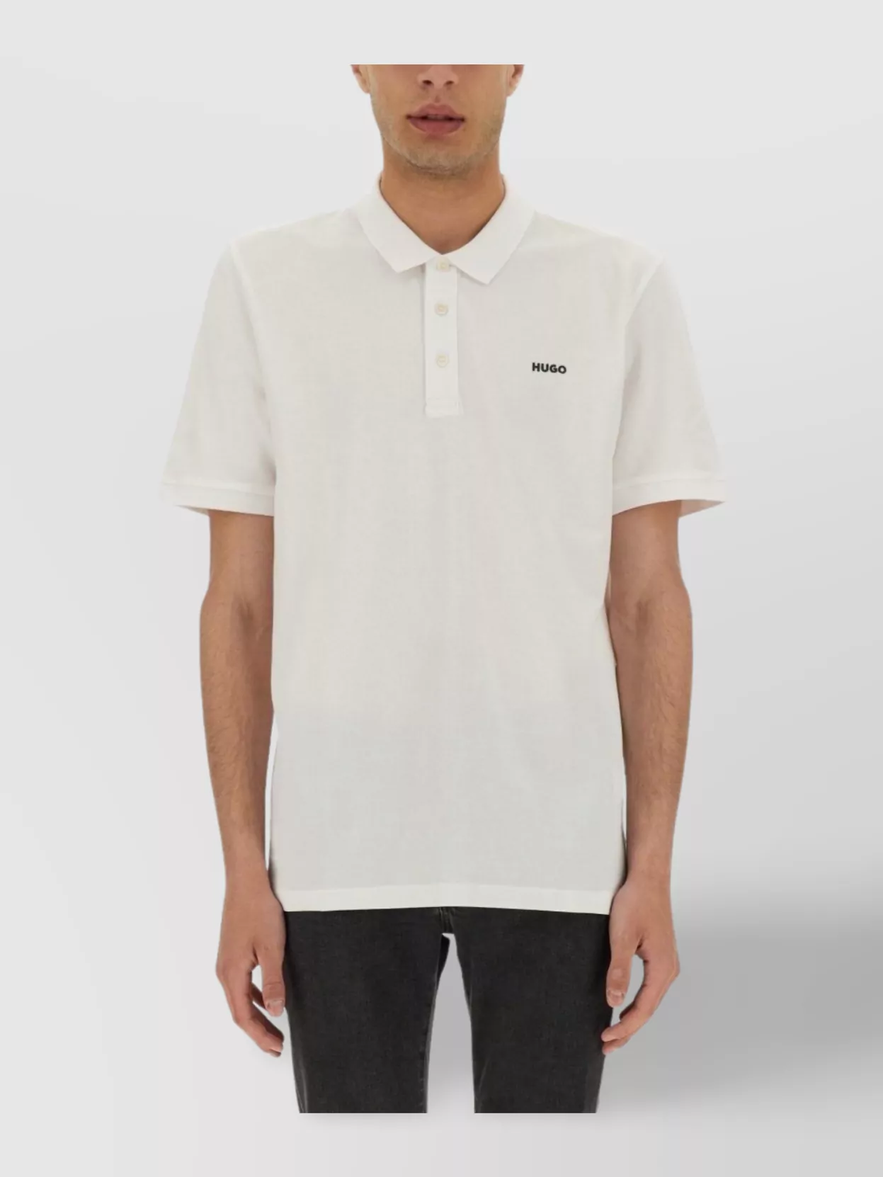 Hugo Collared Shirt With Short Sleeves