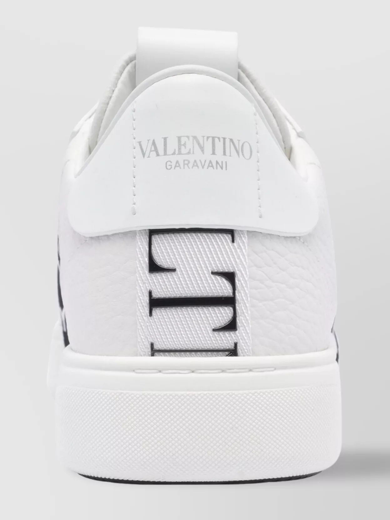 Valentino Vl7n Leather And Fabric Low-top Sneakers In White