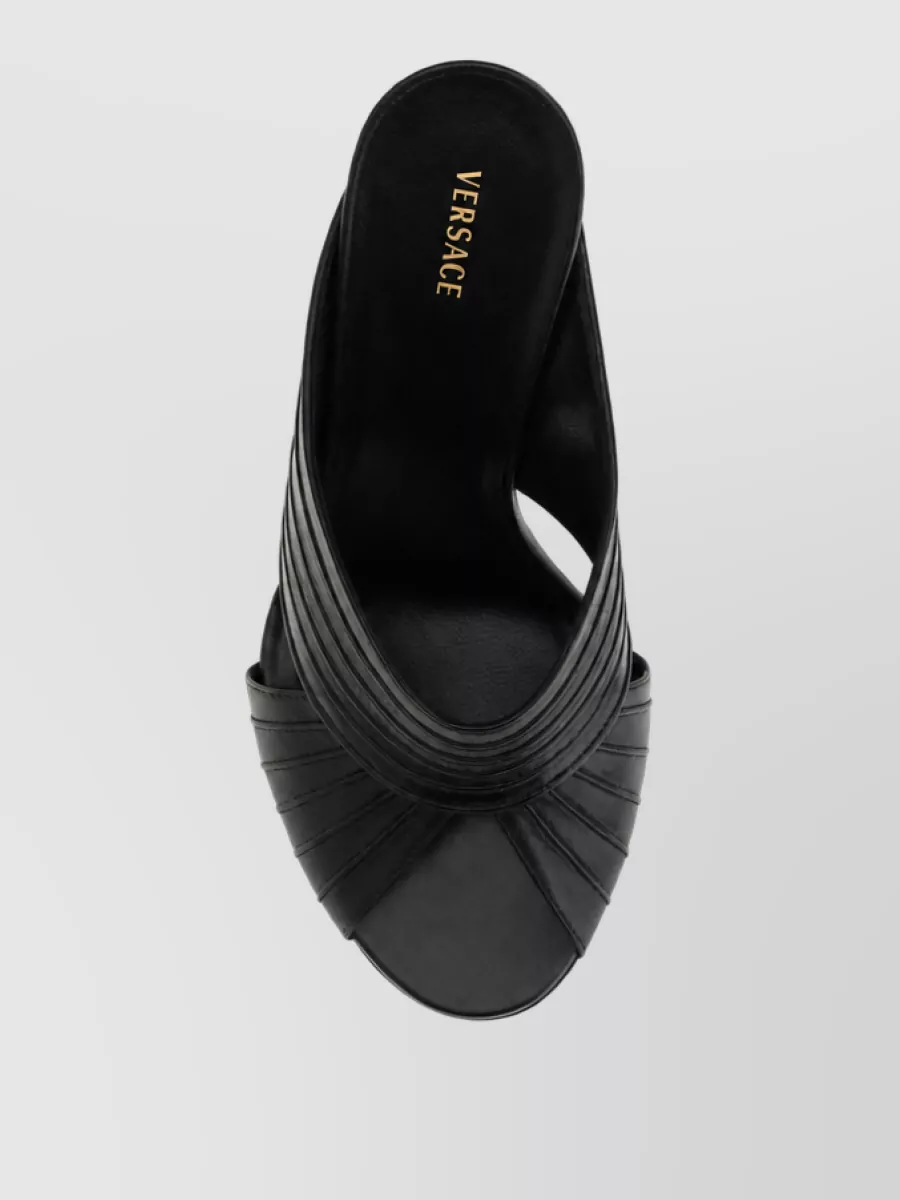 Versace Lamb Leather Mules