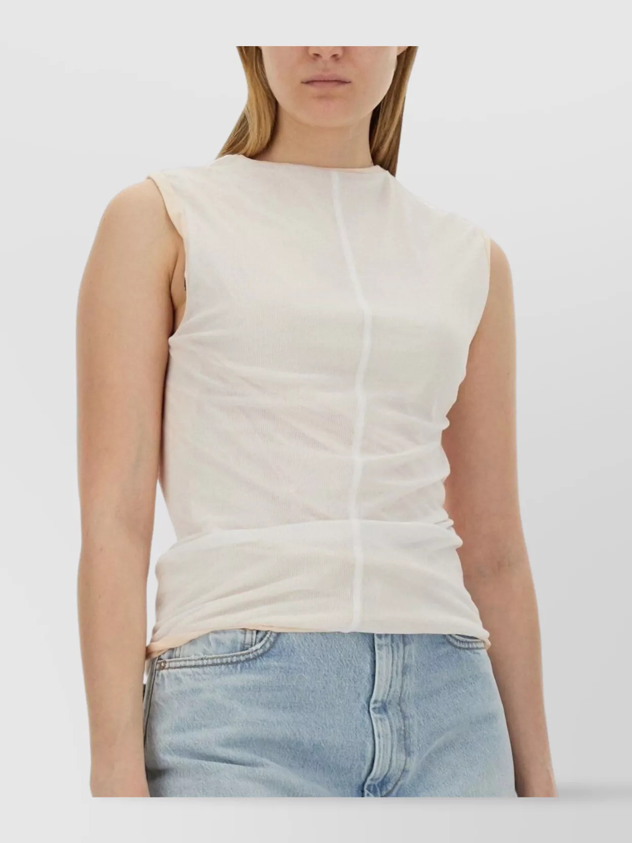 Sportmax Sleeveless Top Featuring Seam Detailing