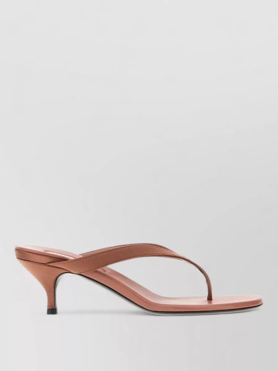 Miu Miu Satin Thong Sandals