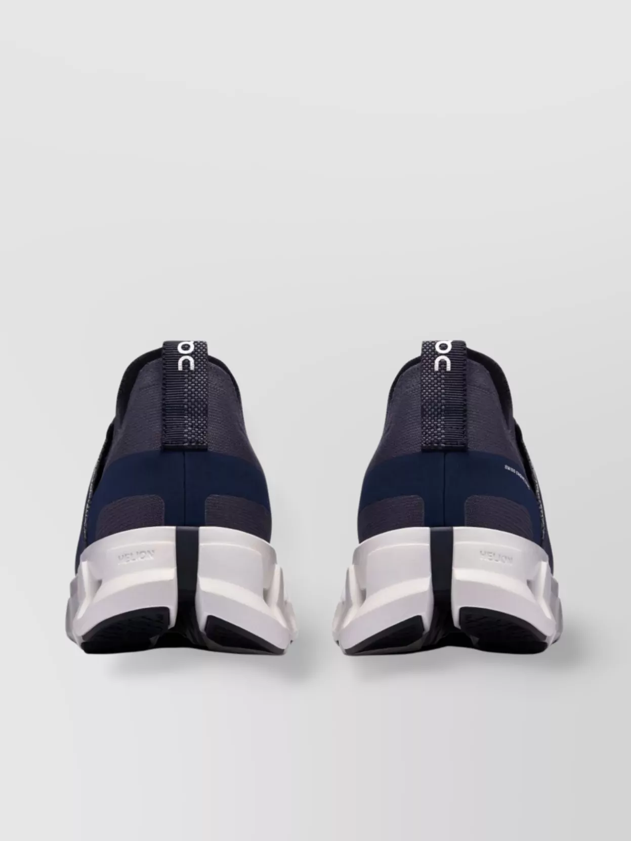 On Knitted Upper Mesh Detailing Sneakers With Pull Tab