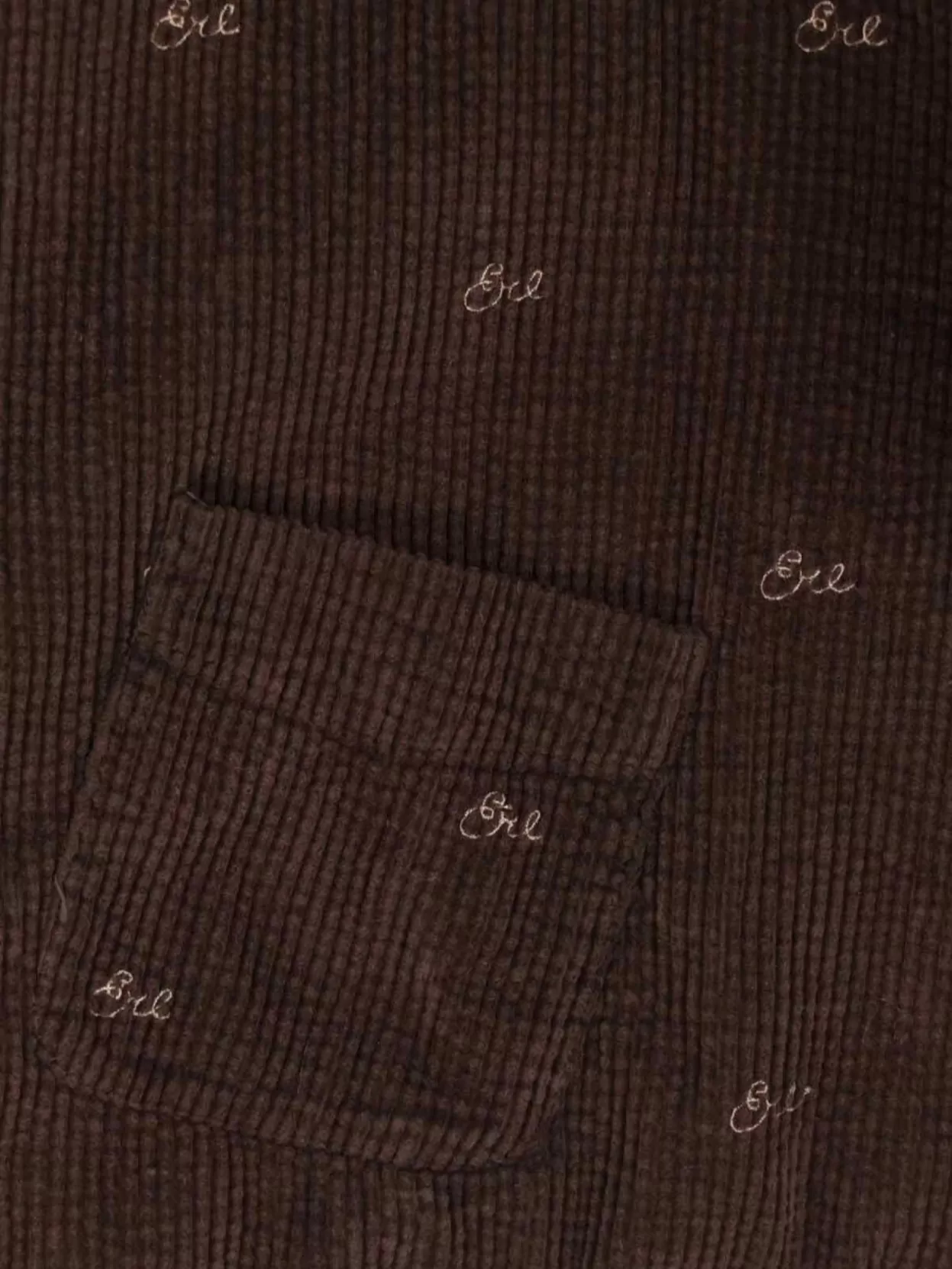 Erl Long Sleeve Collared Top With Chest Pocket