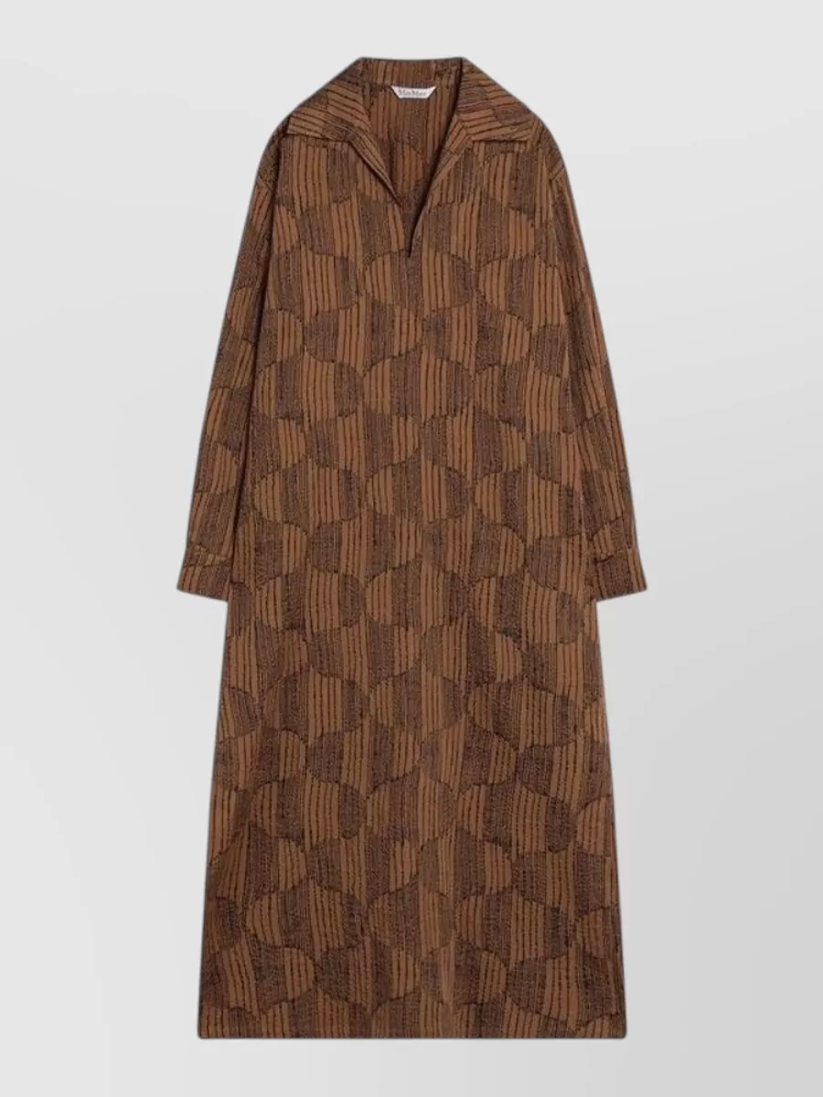 Max Mara cotton maxi shirt dress