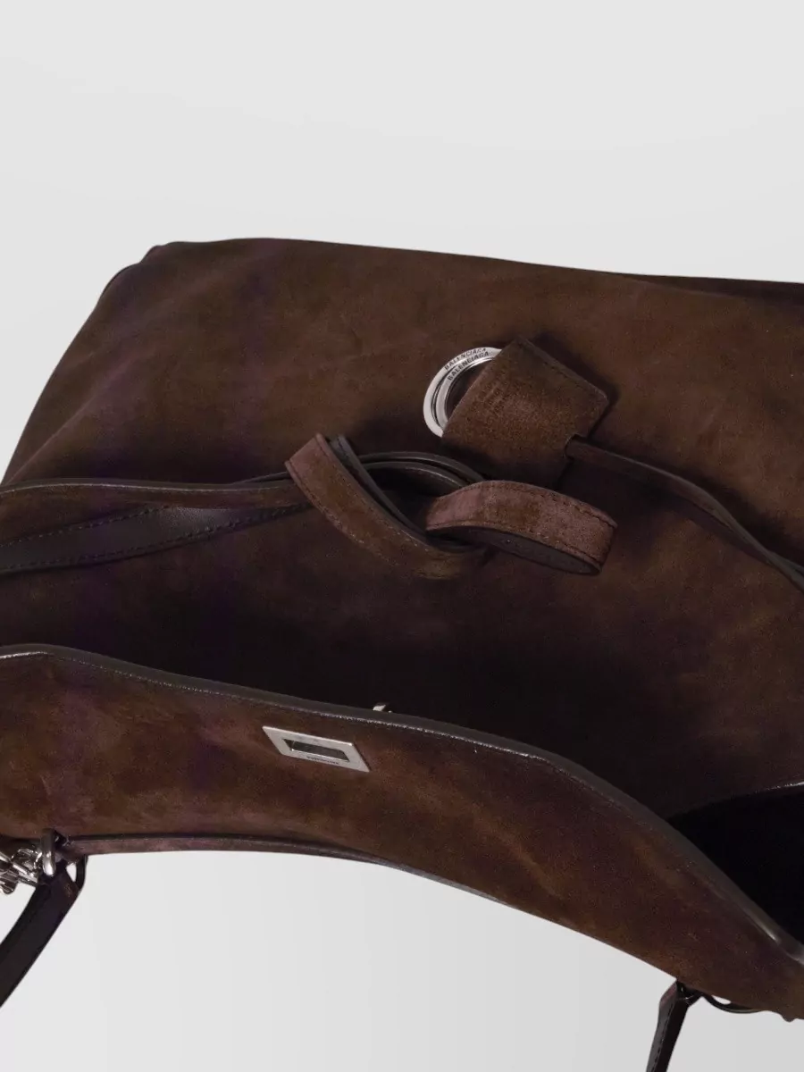 Balenciaga Rodeo Medium Leather Tote Bag