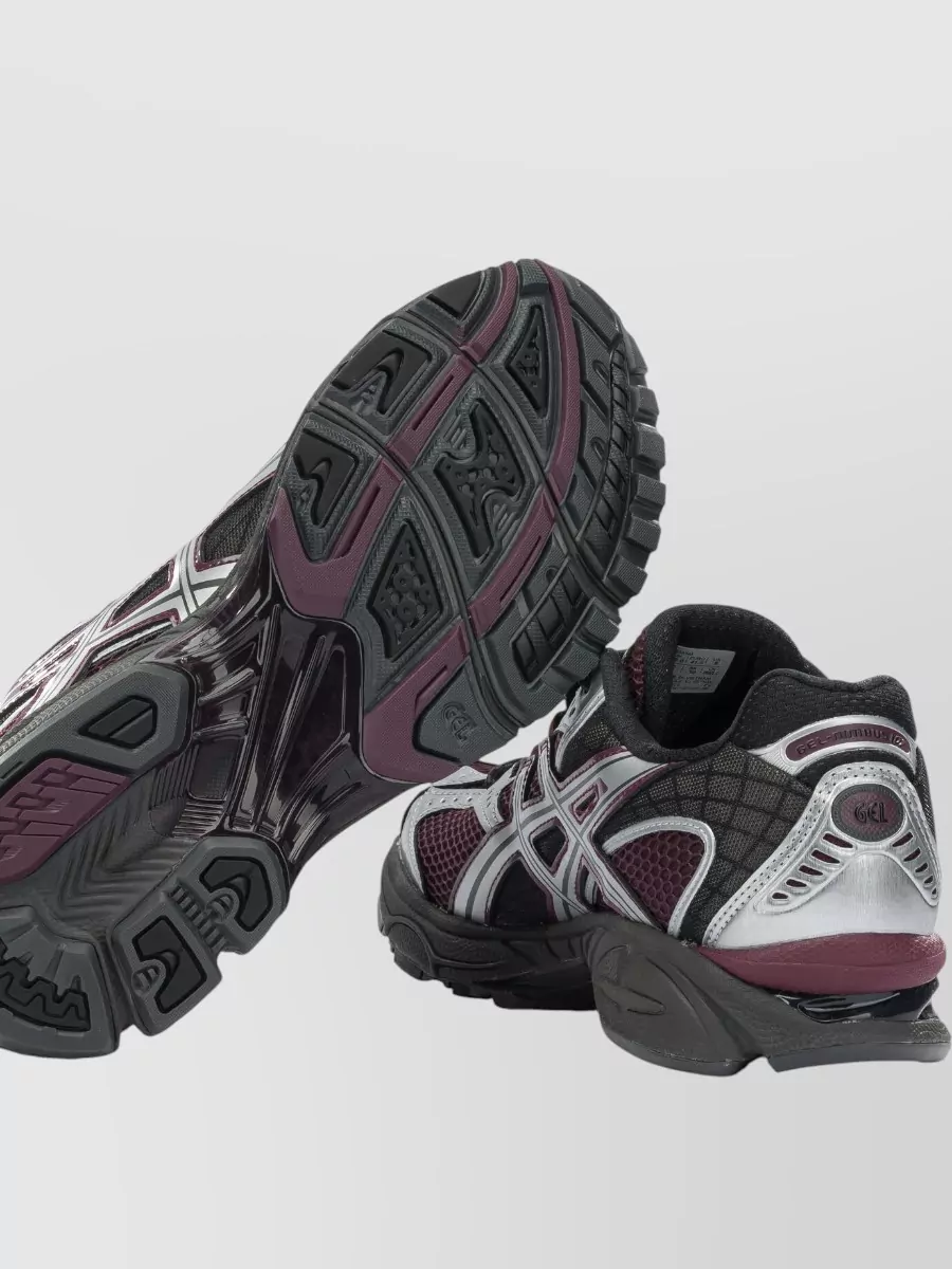 Asics Mesh Sneakers Slip On Rubber Sole Panels