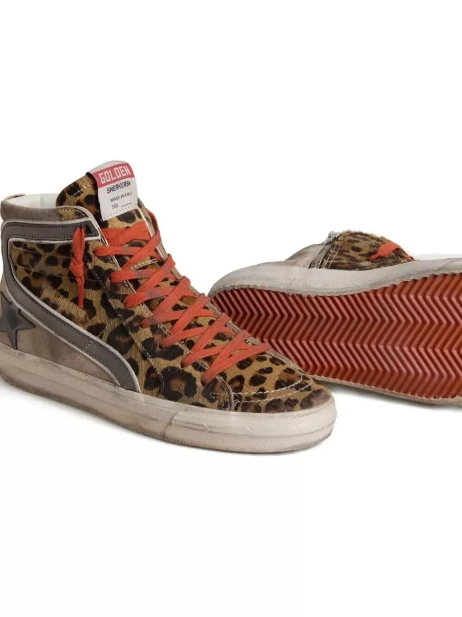 Golden Goose Leather High-Top Sneakers