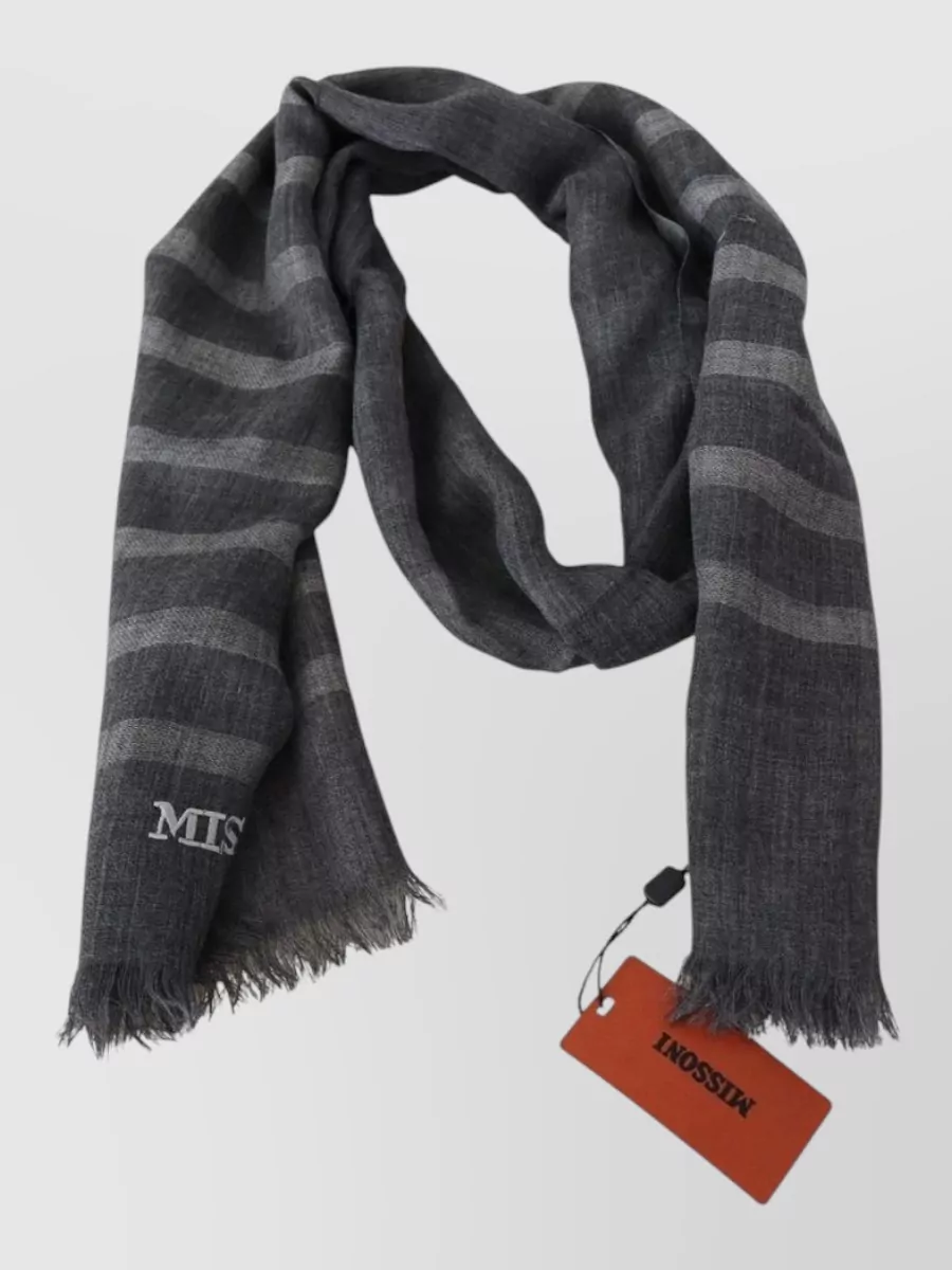 Missoni Striped Wool Scarf
