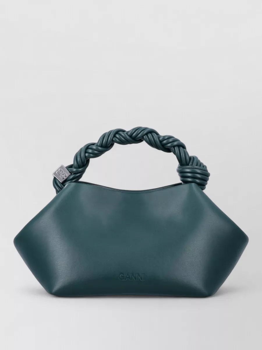 Ganni bou small leather shoulder bag
