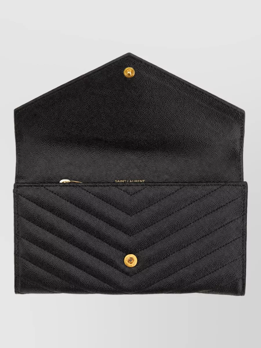 Saint Laurent Na Leather Clutch Bag