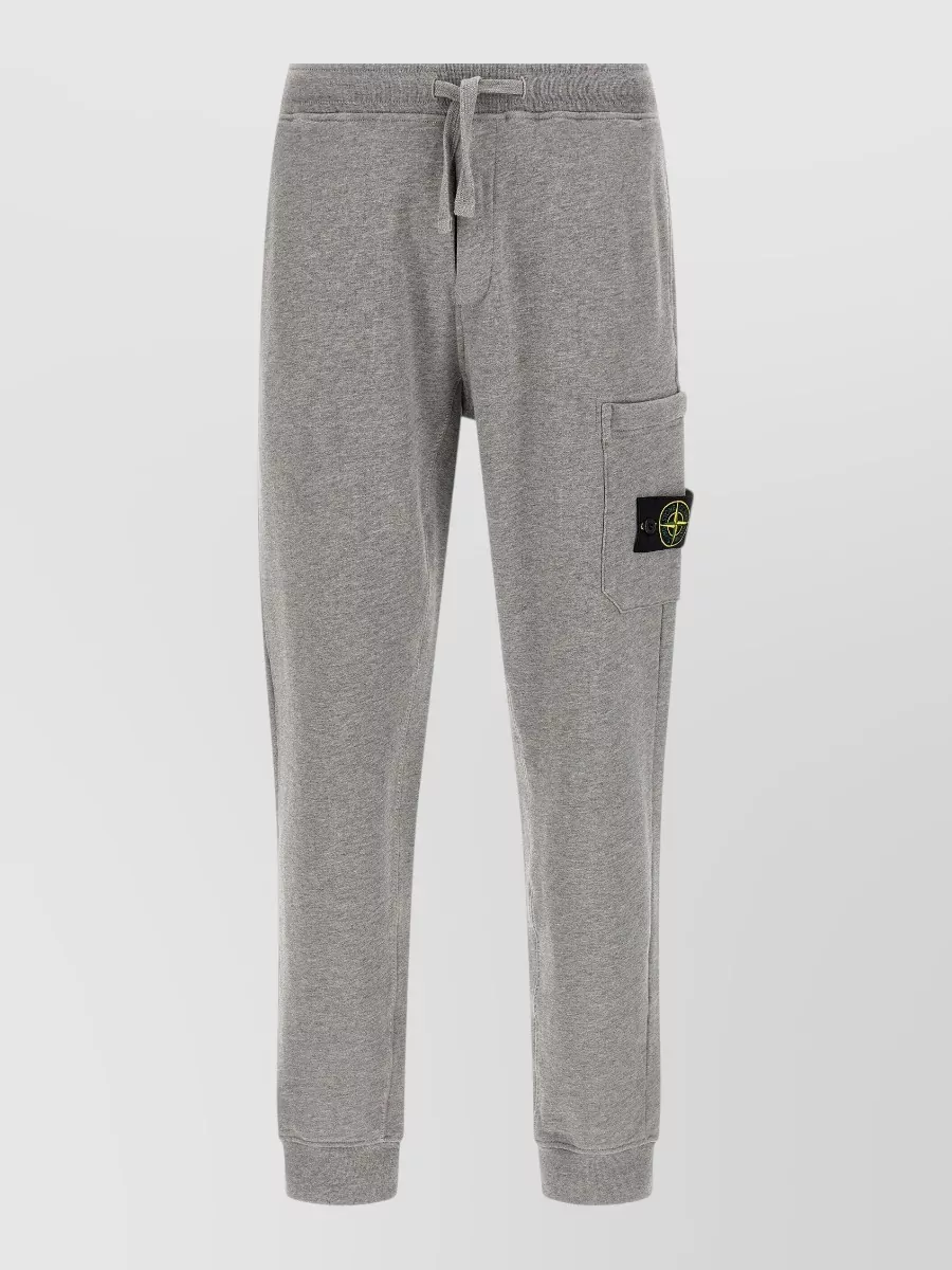 Stone Island Cotton Tapered Cargo Track Pants